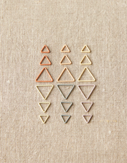 Cocoknits, Triangle Stitch Markers, Earth Tones